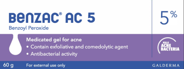 Galderma Benzac AC Gel 5% 15g/60g (Singapore)