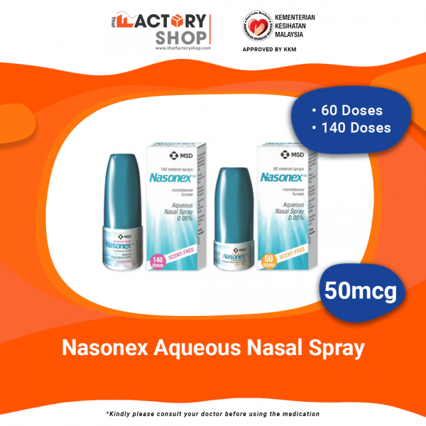 Nasonex 50mcg Aqueous Nasal Spray