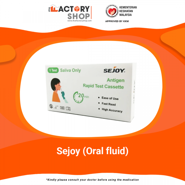Sejoy Covid-19 Oral Fluid saliva Home Test Kit (Individual)