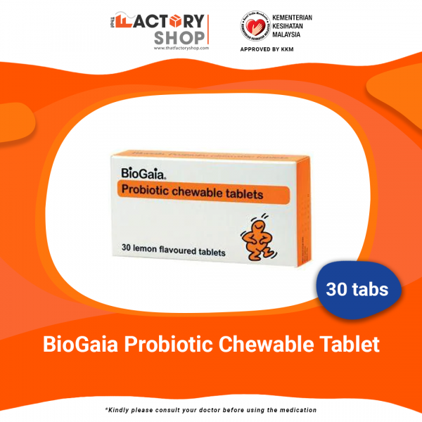 BioGaia Probiotic Chewable Tablet 30 Tablets