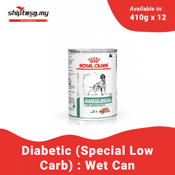 Royal Canin Diabetic (Special Low Carb) for Dogs (Wet Food) 12*410g (Copy)
