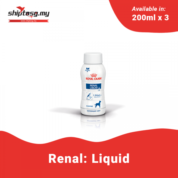 Royal Canin Renal Dogs (Liquid) 3*200ml