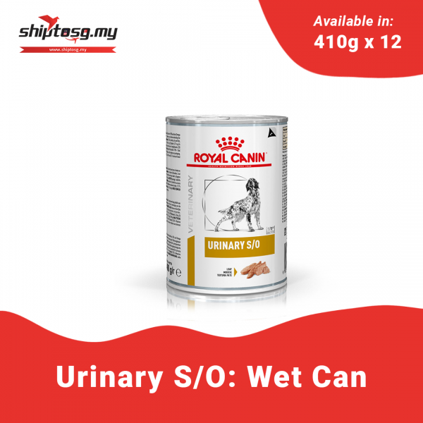 Royal Canin Urinary S/O for Dogs (Wet Food) 12*410g