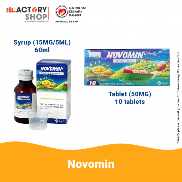 Novomin (Tablets or Syrup)