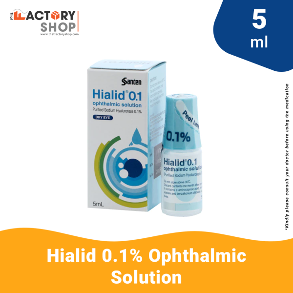 Hialid 0.1% Ophthalmic Solution 5ml