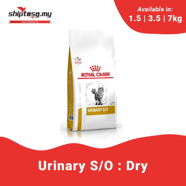 Royal Canin Veterinary Diet Canine For Cats Urinary S/O 1.5kg / 3.5kg / 7kg
