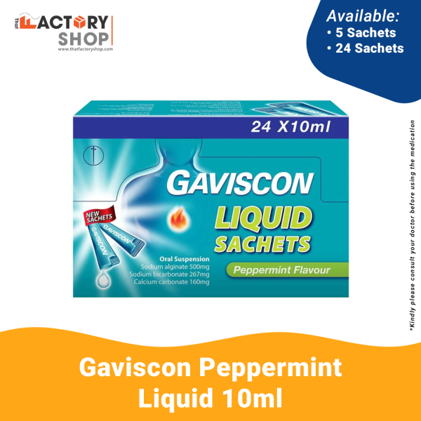Gaviscon Peppermint Liquid Sachets