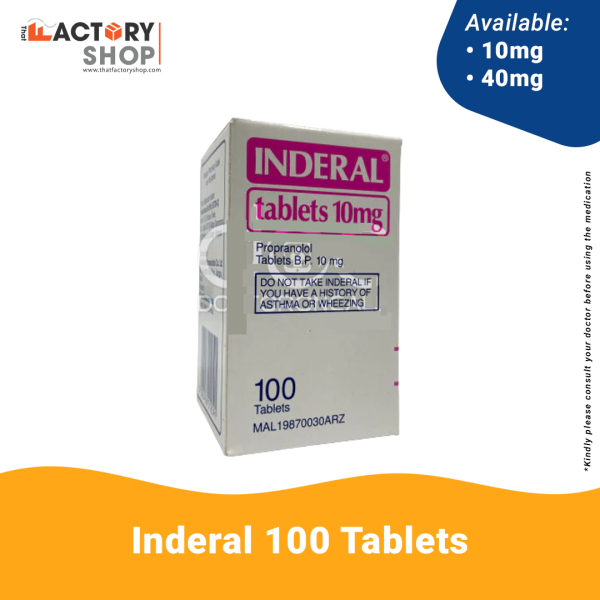 Inderal 100 tablets