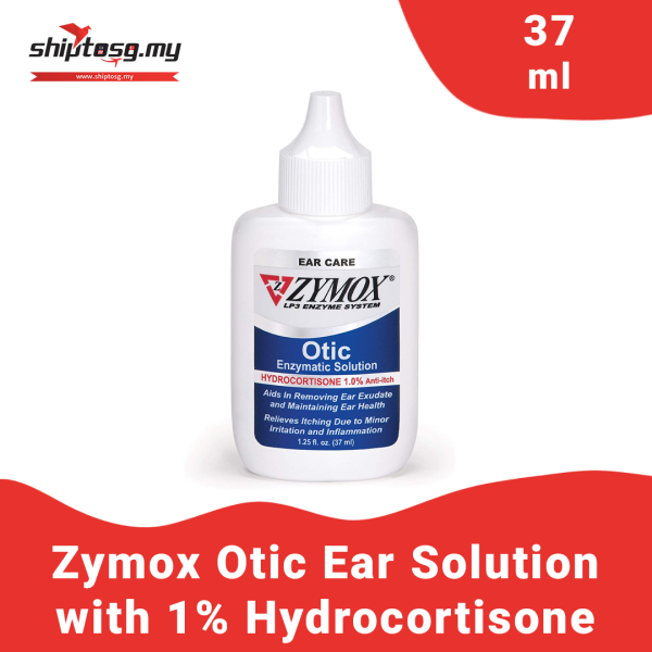Zymox Otic Ear Solution with 1% Hydrocortisone Singapore