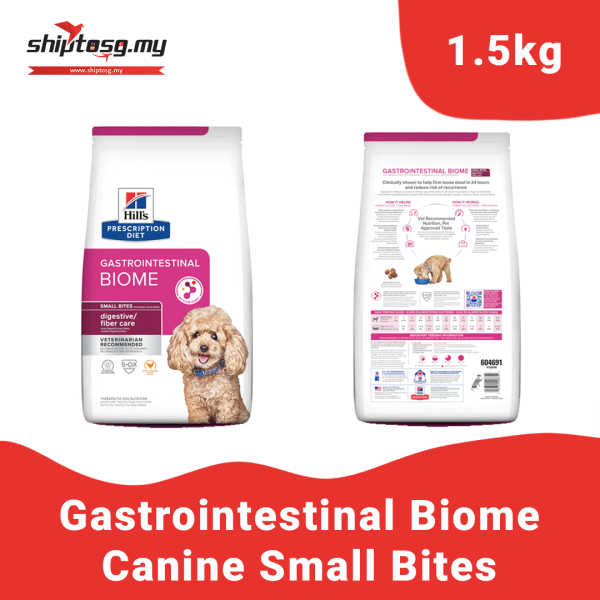 Hill's Prescription Diet Gastrointestinal Biome Canine Small Bites 1.5kg