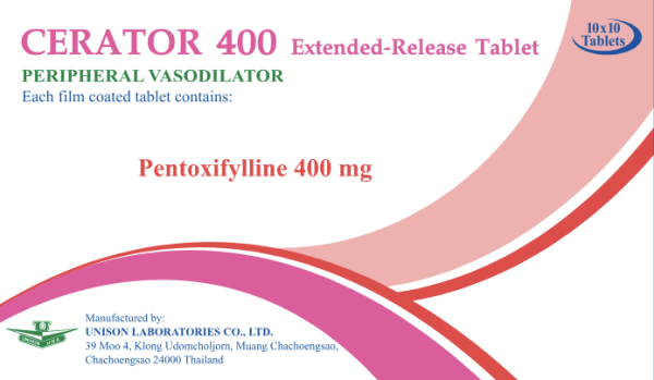 Cerator Extended-release Tablet 400mg (100 tablets)