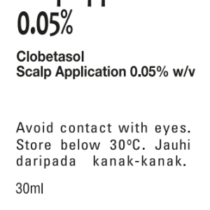 Cloderm 0.05% Scalp Application 30ml