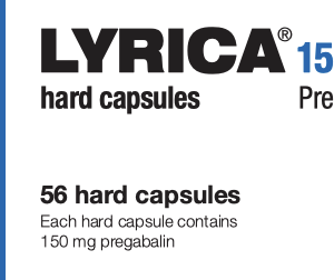 Lyrica 50mg/75mg/150mg (56 capsules)