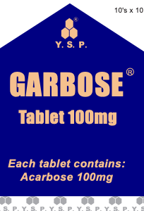 Garbose 100mg 100 tablets