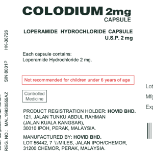 Colodium Capsule 2mg (100 capsules)