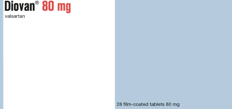 Diovan (Valsartan) 28 Tablets