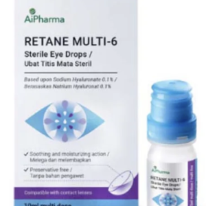 Retane Multi-6 Sterile Eye Drops 10ML