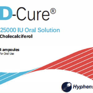 D-cure 25,000iu Oral Solution (4 X 1ML Ampoules)